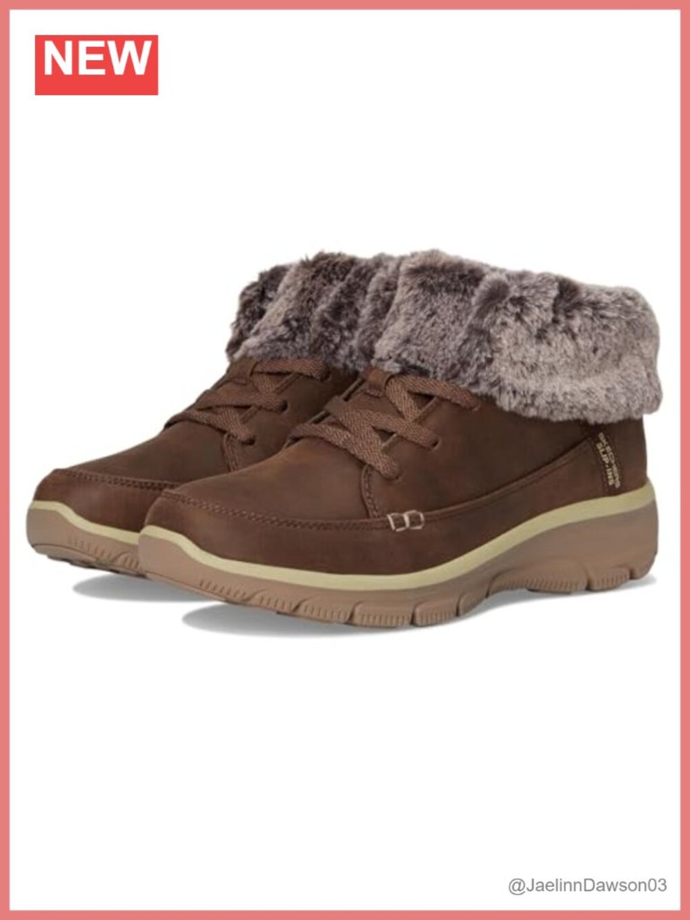 Women's Easy Going Hands Free Slip-in Ankle Boots with Faux Fur